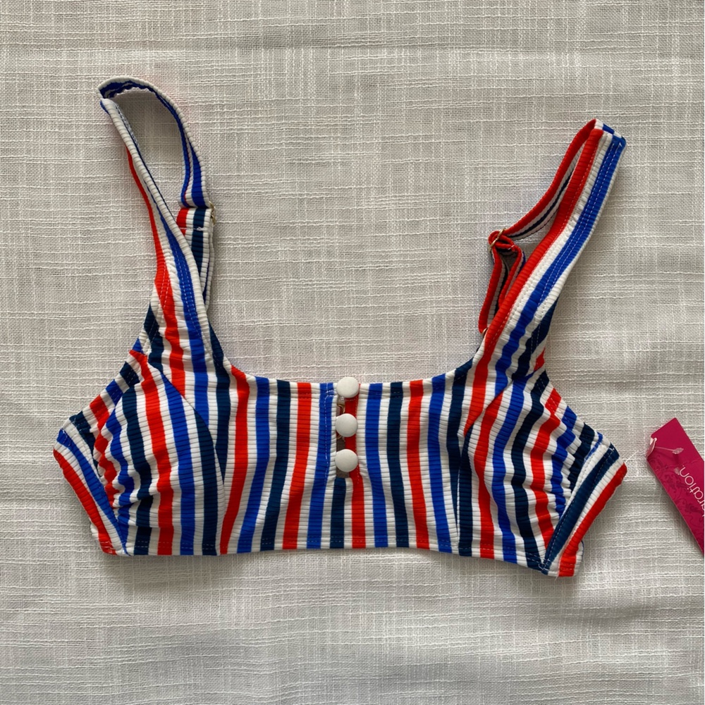 Xhilaration Multicolor Striped Swimsuit